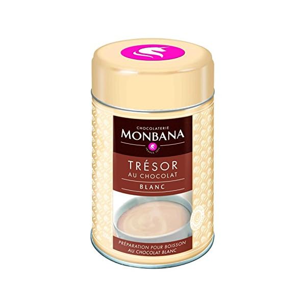 Monbana Trinkschokolade Tresor au Chocolat Blanc Dose 200 g