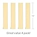 JOTO 4 Pack Cable Management Sleeve, 19-20 Inches Cord Organizer System with Zipper for TV Computer Office Home Entertainment, Flexible Cable Sleeve Wrap Cover Wire Hider System -Beige