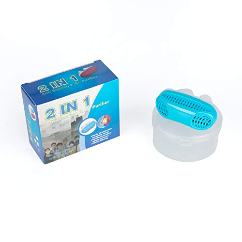 2 in 1 Anti Snoring Devices, Snoring Solution Nasal Dilator Nose Vents Plugs Clip Stop Snoring Aids Snore Stopper Reduce Snoring Sleeping Aid Device for Ease Breathing - Thumbnail 6