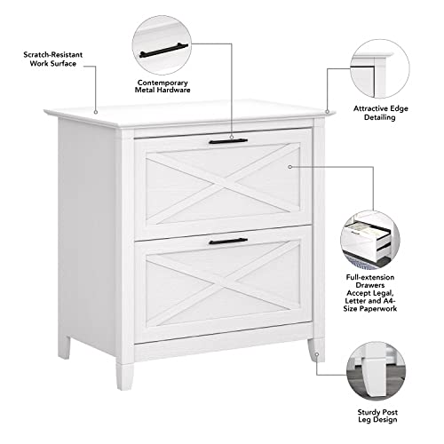 Bush Furniture Key West Lateral File 2 Drawer File