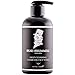 Beau Brummell for Men's Activated Charcoal Face Wash | Gentle Exfoliating Cleanser with Hyaluronic Acid, Bamboo Powder, Marine Plankton Extract, Vitamins A & E | 8 fl oz, Made in USA