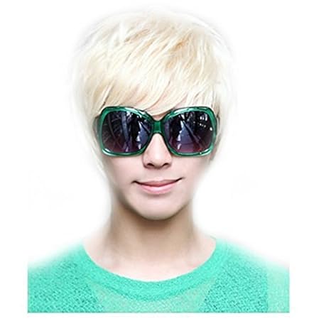 Wowlife New Style Punk Style Cool Male Straight Wig Man Short