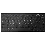 Bluetooth Keyboard, Jelly Comb Universal Wireless Bluetooth Keyboard Ultra Slim Compatible for Apple iOS iPad Pro, mini 4, iPhone X, Android Tablets (Galaxy Tab), Windows Mac OS 6.0 and later (Black)