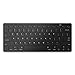 Bluetooth Keyboard, Jelly Comb Universal Wireless Bluetooth Keyboard Ultra Slim Compatible for Apple iOS iPad Pro, mini 4, iPhone X, Android Tablets (Galaxy Tab), Windows Mac OS 6.0 and later (Black)