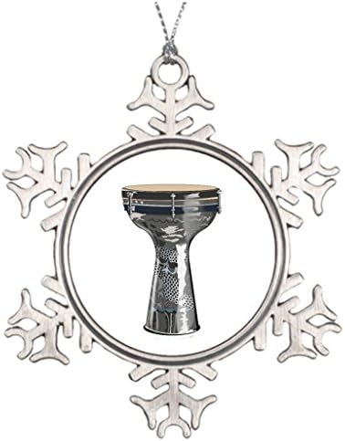 Hilda Longman Personalised Christmas Tree Decoration Doumbek Drum Darbuka Tombak Toubeleki Darbuka Anniversary Snowflake Ornaments
