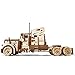 UGEARS Models 3-D Wooden Puzzle - Mechanical Heavy Boy Truck VM-03 Wooden Model Kit for Adults and Teens