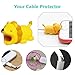 KIMCOME Bit Animal Cable Protector 9 Pack, Cable Buddies for Charging Cords, Cable Animal Bit Cord Protectors Compatible with iPhone iPad iPod