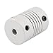 uxcell Motor Shaft Dia 4mm to 5mm Joint Helical Beam Coupler Coupling D18L25