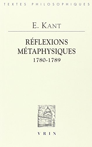 Réflexions métaphysiques