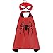 RioRand Comics Cartoon Dress up Costumes Satin Capes with Felt Masks for Boys (Set of 4)
