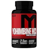 MTS Nutrition Yohimbine HCL - Natural Yohimbe Fat Burner, Weight Loss, and Metabolism Booster Supplement - 90 Count 2.5mg Capsules