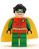 LEGO Batman Minfigures - Robin with Wavy Hair Classic Version (2006)