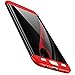AICase Galaxy S7 Case, 3 in 1 Ultra Thin and Slim Hard PC Case Anti-Scratches Premium Slim 360 Degree Full Body Protective Cover for Samsung Galaxy S7 (Red/Black)