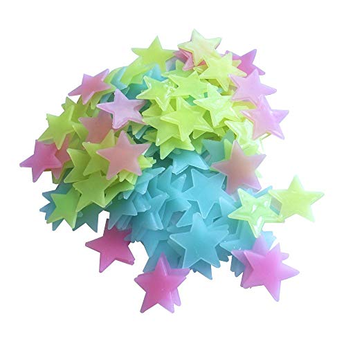image for Tuscom@ Tuscom 30PC Luminous Snowflake Luminous Sticker| Kids Bedroom 