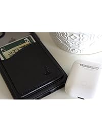 Wallaroo - Tarjetero de piel para smartphones iPhone y Android