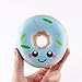Yikou Kawaii Jumbo Slow Rising Squishies Cream Scented Squeeze Kid Toy Phone Charm Gift for Stress Relief (Smiley Circle)