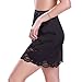 Ilusion Lace Half Slip Medium(18 in) Black