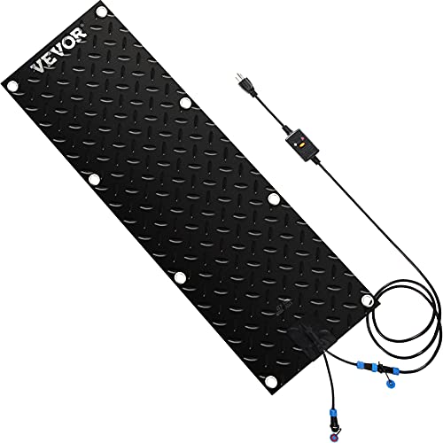 VEVOR Snow Melting Mat, 10in x 48in Heated Walkway Mat, 120V Snow and