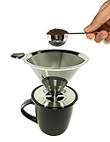 Pour Over Coffee Filter With Complimentary Scoop - Reusable Pour Over Coffee Dripper