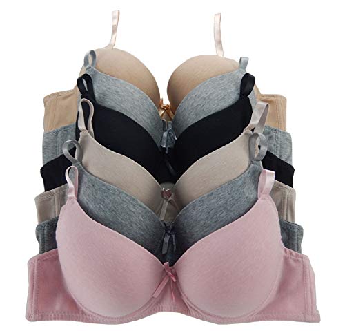 Viola's Secret Women Bras 6 Pack of Bra B Cup C Cup D Cup DD Cup DDD Cup (32B)