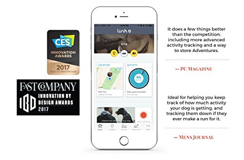 Link AKC Smart Dog Collar - GPS Location Tracker, Activity Monitor, and More, Sport Medium (KITSV02)