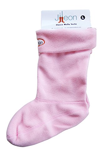 Jileon Warm and Cozy Rainboot Liners for Boys and Girls - 2 Colors (Pink Small) - Thumbnail 5