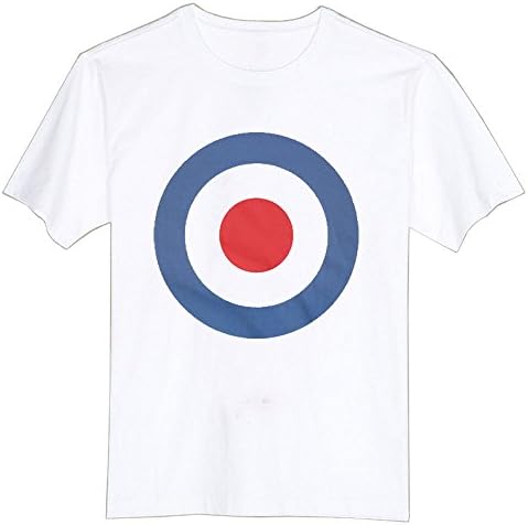 GH RAF The Who Mod Vespa Lambretta Men's O Neck Cotton Classic Short-Sleeve T-Shirt
