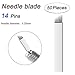 Pinkiou Microblading Needles Eyebrow Tattoo Pen Blades for Permanent Makeup 14 Pins Microblade Supplies (Tattoo needles, 14 pin)