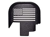 Slide Cover Plate for Smith & Wesson S&W M&P SHIELD pistol 9mm .40, Star & Stripes / American Flag design, by Fixxxer LLC