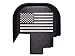 Slide Cover Plate for Smith & Wesson S&W M&P SHIELD pistol 9mm .40, Star & Stripes / American Flag design, by Fixxxer LLC