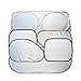 Vktech 6Pcs Folding Silvering Reflective Car Window Sun Shade Visor Shield Cover