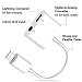 Headphone Adapter 3.5mm Jack Adaptor Charger for iPhone 8/8Plus/X/Xs/XSmax for iPhone7/7Plus,Earphone 3.5mm Adaptor Cable AUX Audio&Wire Control Headset Extender Connector Support All iOS Systemsthumb 1