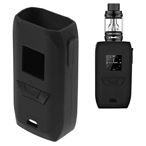DSC-Mart Protective Case for Vaporesso Revenger 220W, Anti-Slip Silicone Skin Cover Sleeve Wrap Gel Fits Revenger Starter Kit (black)