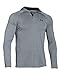 Under Armour Men's Tech Popover Hoodie, Steel (035)/Black, Small