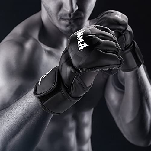 Brace Master MMA Gloves UFC Gloves Boxing Gloves for Men Women Leather