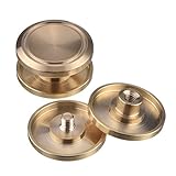 Frienda 2 Set Brass Metal Caps for EDC Fidget Spinner Toy Buttons, Fit All 608 Bearings