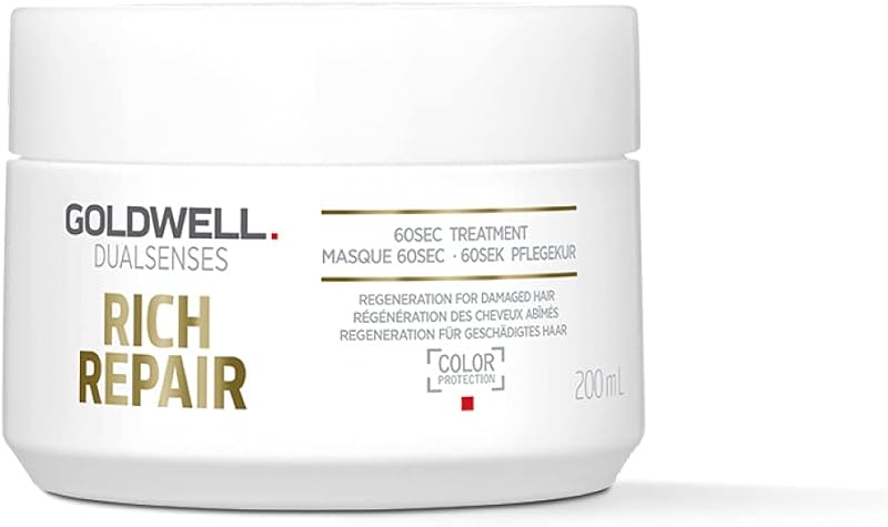 Goldwell Dualsenses Rich Repair 60sec Treatment Mask Damaged Hair Restore 200ml