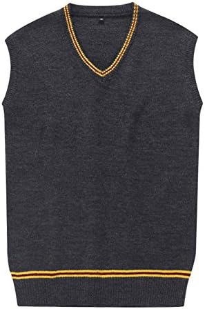 yunqicos Cosplay Costumes Mens Womens Fall Winter Sweater Cardigan Vest Waistcoat