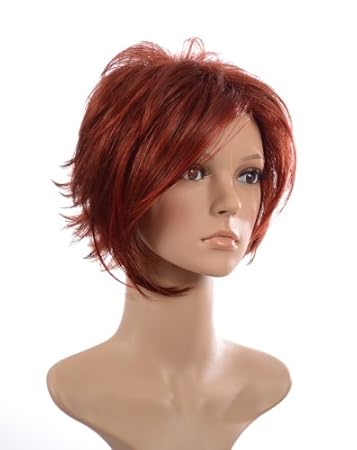 Amazon Com Red Sharron Osbourne Style Short Wig Lightweight