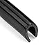 Astra Depot 49 Feet 15M Black Door Front Rear Lip Edge Overlay Molding Guard Protection Decoration Stripe Trim For Car Toyota Honda Volvo Volkswagen Ford