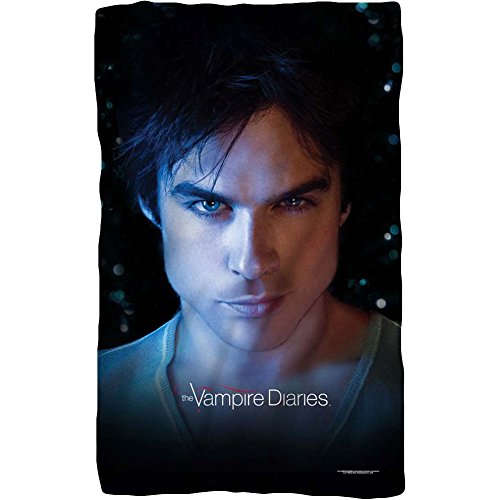 Vampire Diaries Damon Eyes Fleece Blanket 35 x 57in Home