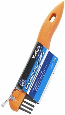 Kunststoff Drahtburste Und Schaber Zum Entfernen Von Rost Farbe Schmutz Und Kalk Amazon De Baumarkt