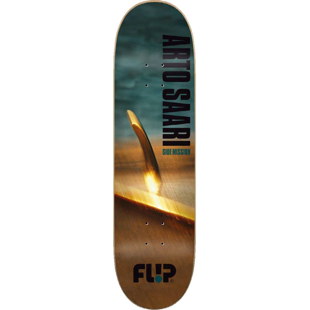 Flip Saari Side Mission Fin 8.0"x31.50" Deck Chassis, Adults Unisex, Multicolor (Multicolor), One Size