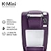 Keurig K15 Coffee Maker, Single Serve K-Cup Pod Coffee Brewer, 6 to 10 Oz. Brew Sizes, Black Plum