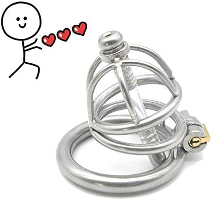 New Fun D=S-M B-ö-ň-dàgé Protective Device SteeBôň-d-â-gê WôMên Stainless Steel Suitable for Man(45mm)