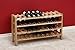 Seville Classics 40-Bottle Birchwood Wine Rack
