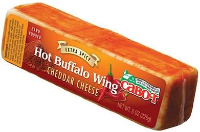 Cabot, Hot Buffalo Wing Cheddar Cheese, 8 oz. (3 pack)
