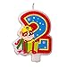 Cake Cupcake Topper Candle 2 Years PAW Patrol Baking Dessert Decorations Happy Birthday Holiday Anniversary Jubilee Party Supply Must Have Accessories for Kids Baby Shower Celebration