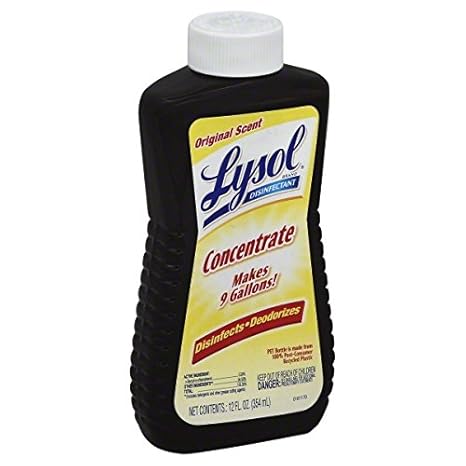 Amazon Com Lysol Concentrate All Purpose Cleaner Disinfectant 12