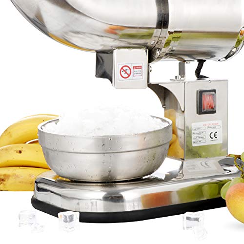 ZENY Commercial Industrial Quality Ice Shaver 250W 440lb/h Snow Cone